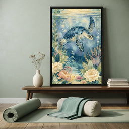 Silent Passage Through The Deep Sea - room mockup 7