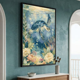 Silent Passage Through The Deep Sea - room mockup 10