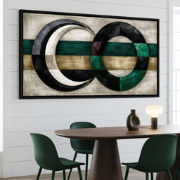 Silent Rhythms of Two Intersecting Worlds - room mockup 11