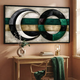 Silent Rhythms of Two Intersecting Worlds - room mockup 12