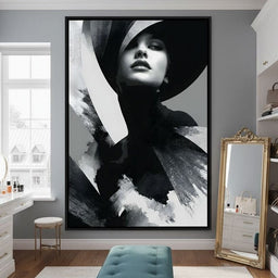 Monochrome Couture Elegance