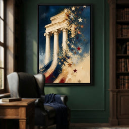 Stellar Pillars Of Democracy - room mockup 3