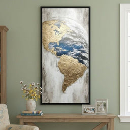 Golden Earth Reflection