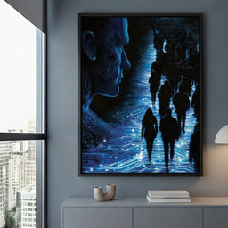 The Collective Walk of Digital Ghosts - room mockup 2