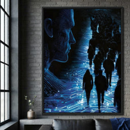 The Collective Walk of Digital Ghosts - room mockup 4