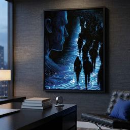 The Collective Walk of Digital Ghosts - room mockup 5