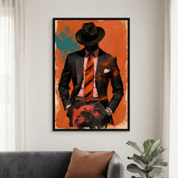 The Gentleman of Broken Colors - living room mockup