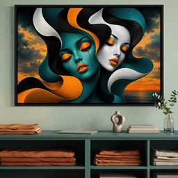 The Lovers Who Never Spoke - TooplesArt - room mockup 8