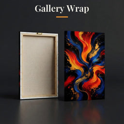 The Soul of the Brush - TooplesArt - Gallery Wrap back and front