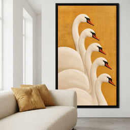 The Swan Assembly - TooplesArt - room mockup 1