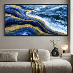 Tidal Currents Of Liquid Gold - room mockup 3