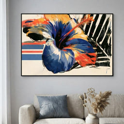 Tidal Rhythms Of A Fractured Summer - living room mockup