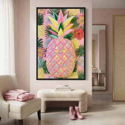 Tropical Solstice Island Pineapple - room mockup 3