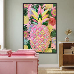Tropical Solstice Island Pineapple - room mockup 5