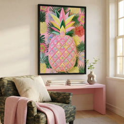 Tropical Solstice Island Pineapple - room mockup 11