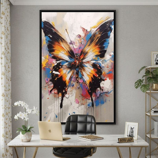 Psychedelic Lepidoptera Canvas Print