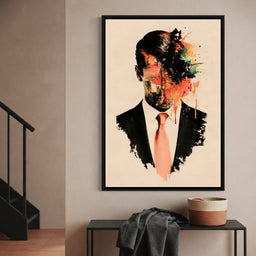 Unraveling The Concrete Mind - entry hall mockup