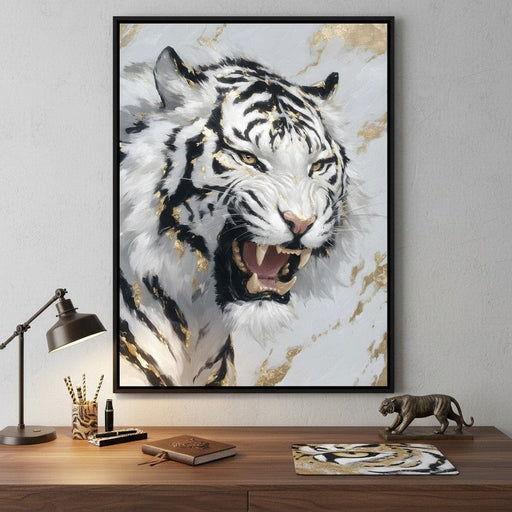 Wild Majesty Roaring Power Canvas Print