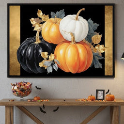 Golden Pumpkin Harvest Harmony
