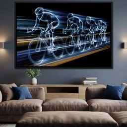 Velocity of the Wireframe Peloton - room mockup 3