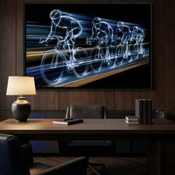 Velocity of the Wireframe Peloton - room mockup 8