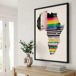 Vibrant Rhythms Across A Changing Continent - room mockup 2