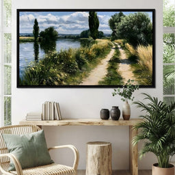Walking Towards The Summer Riverbank - room mockup 2