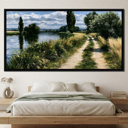 Walking Towards The Summer Riverbank - room mockup 3