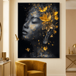 Golden Lotus Reverie Portrait