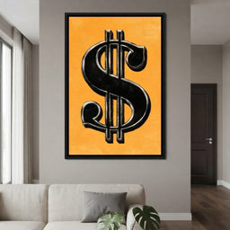Weight of the Gilded Market - living room mockup