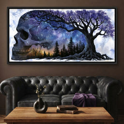 Where Cosmic Night Meets Forest Roots - room mockup 11