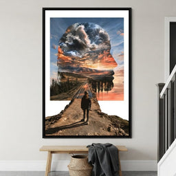 Where The Mind Travels Toward Home - entry hall mockup
