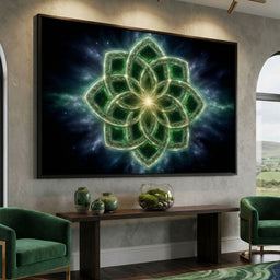 Celestial Emerald Knot Bloom