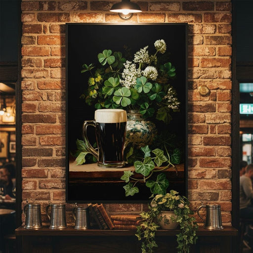 Clover Cream Stout Canvas Print