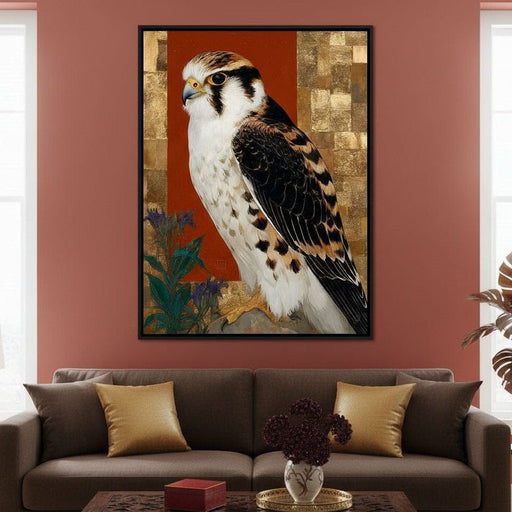 Golden Falcon Majesty Canvas Print