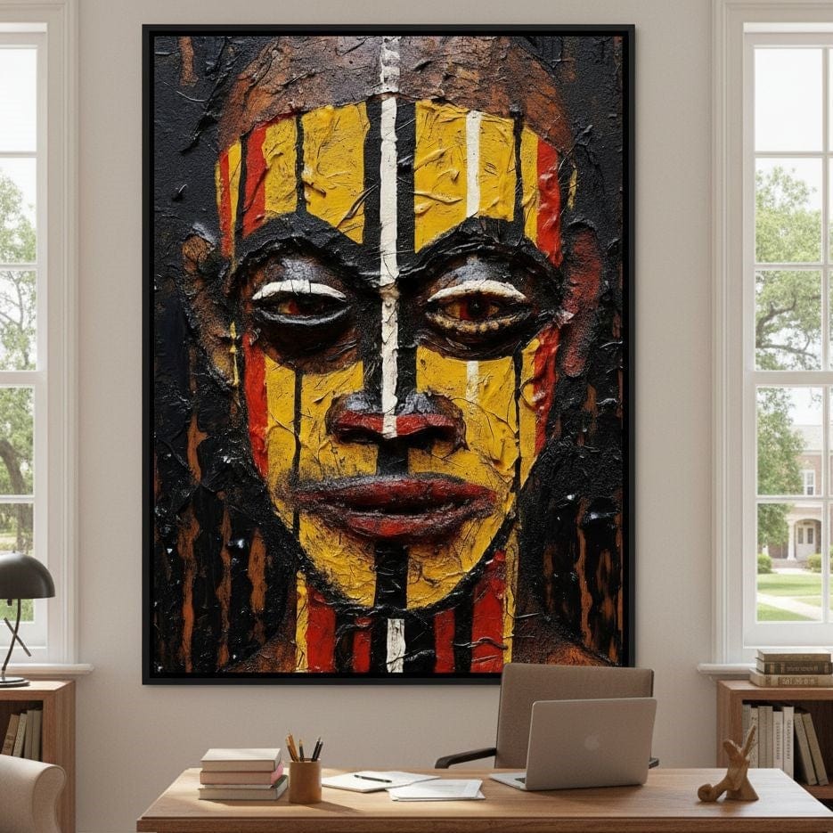 Tribal Mask 09 - Sakeem Gibbs | NicheCanvas