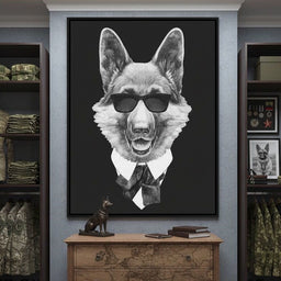 Dressed Up German Shepherd