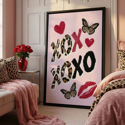 Leopard Kiss XO Butterfly Love
