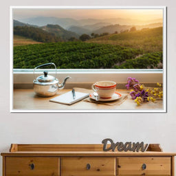 Coffee with a View - NicheCanvas