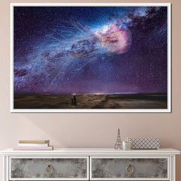 Cosmic Jellyfish Galaxy - Kit Burden - NicheCanvas