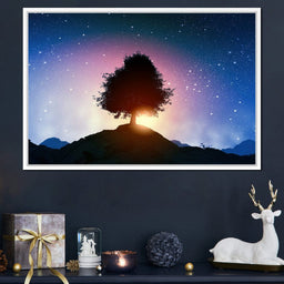 Spectacular Otherworldly Sunset - NicheCanvas