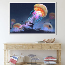Giant Jellyfish - NicheCanvas