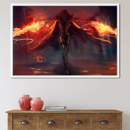 Fire Succubus - NicheCanvas