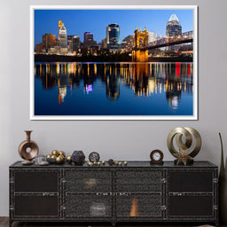 Cincinnati Skyline - NicheCanvas