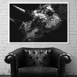 Big 5 Collection - Rhino - Johanjjf - NicheCanvas