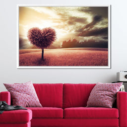 Loving Tree Sunrise - NicheCanvas