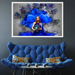 Feather Gown - Johanjjf - NicheCanvas