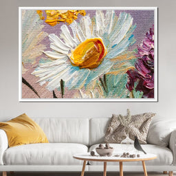 White Daisy - NicheCanvas