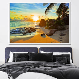 Natural Beach Sunset - NicheCanvas