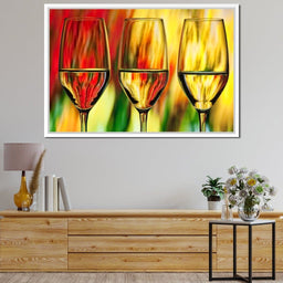 Multicolor Wine Glass - NicheCanvas
